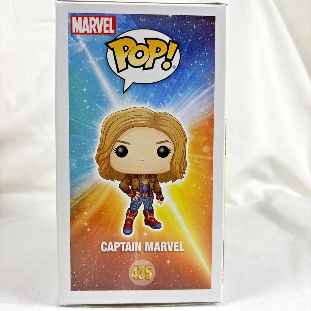Funko Pop! Marvel Captain Marvel Brown Jacket #425 Hot Topic Exclusive
